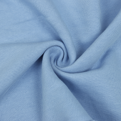Ткань Футер 3-х нитка, Петля, цвет Светло-Голубой (на отрез)  в Красноармейске