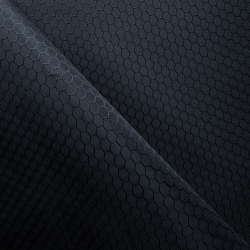 Ткань Оксфорд 300D PU Рип-Стоп СОТЫ, цвет Черный (на отрез)  в Красноармейске