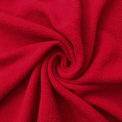 Флис Односторонний 130 гр/м2, цвет Красный (на отрез)  в Красноармейске