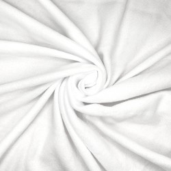 Флис Односторонний 130 гр/м2, цвет Белый (на отрез)  в Красноармейске