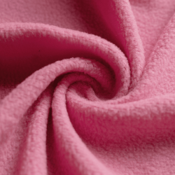 Флис Односторонний 130 гр/м2, цвет Розовый (на отрез)  в Красноармейске