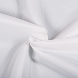 Ткань подкладочная Таффета 190Т, цвет Белый (на отрез)  в Красноармейске