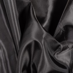 Ткань подкладочная Таффета 190Т, цвет Черный (на отрез)  в Красноармейске