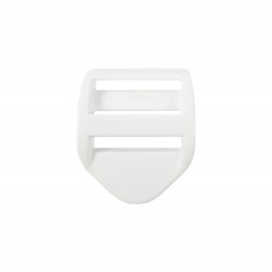 Пряжка регулировочная 25 мм УСИЛЕННАЯ (трехщелевка), цвет Белый LS (поштучно)  в Красноармейске