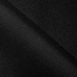 Прорезиненная ткань Оксфорд 600D ПВХ, Черный  в Красноармейске, 340 г/м2, 359 руб