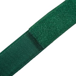 Контактная лента 40мм (38мм)  Зелёный (велькро-липучка, на отрез)  в Красноармейске