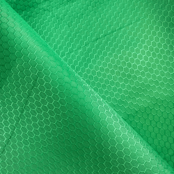 Ткань Оксфорд 300D PU Рип-Стоп СОТЫ, цвет Зелёный (на отрез)  в Красноармейске