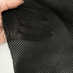 Сетка 3D трехслойная Air mesh 165 гр/м2, цвет Черный (на отрез)  в Красноармейске