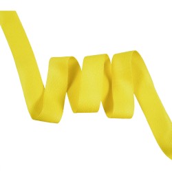 Окантовочная лента-бейка, цвет Жёлтый 22мм (на отрез)  в Красноармейске